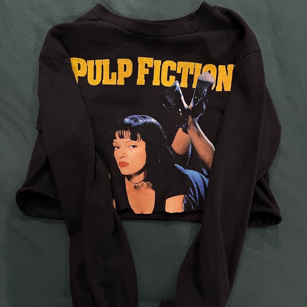 Forever 21 Pulp Fiction Cropped Top